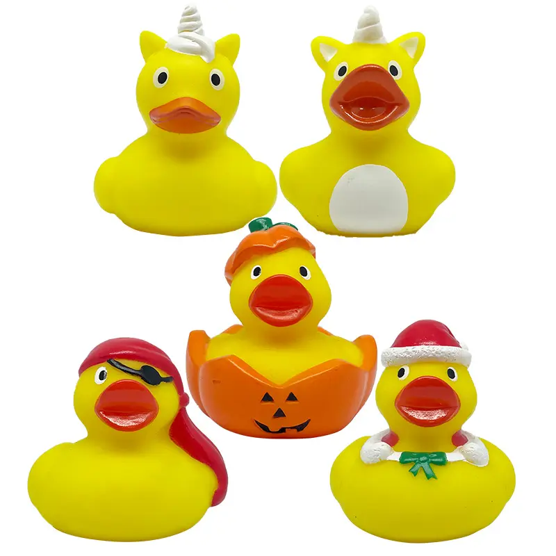 Canards de bain Halloween citrouille fantôme et momie
