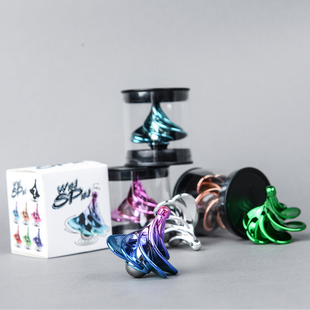 Colorful Wind-Driven Spinner Stress Relief Toy