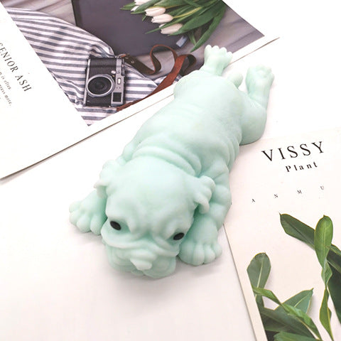 Squeezable Pug Stress Relief Toy for Relaxation