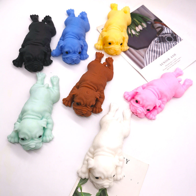 Squeezable Pug Stress Relief Toy for Relaxation