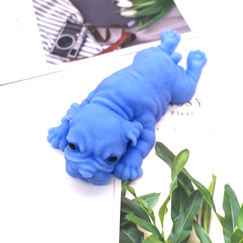 Squeezable Pug Stress Relief Toy for Relaxation