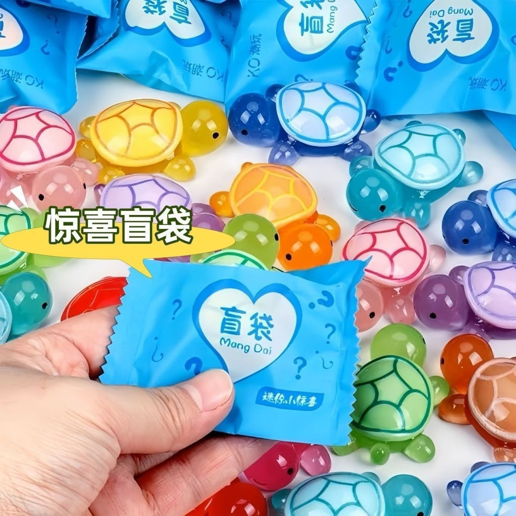 Assortiment de coloris de tortues lumineuses phosphorescentes