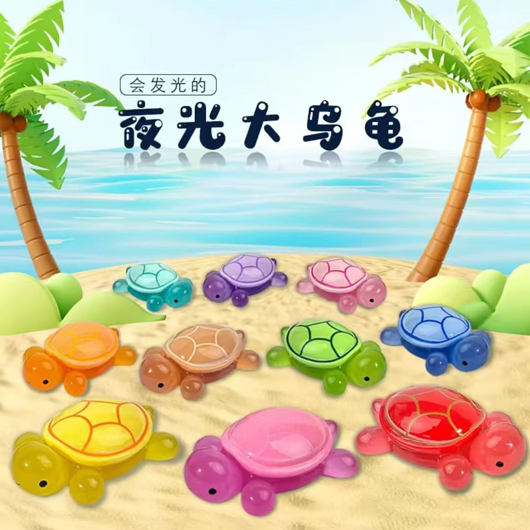 Très grande tortue lumineuse 8 cm en plastique injecté