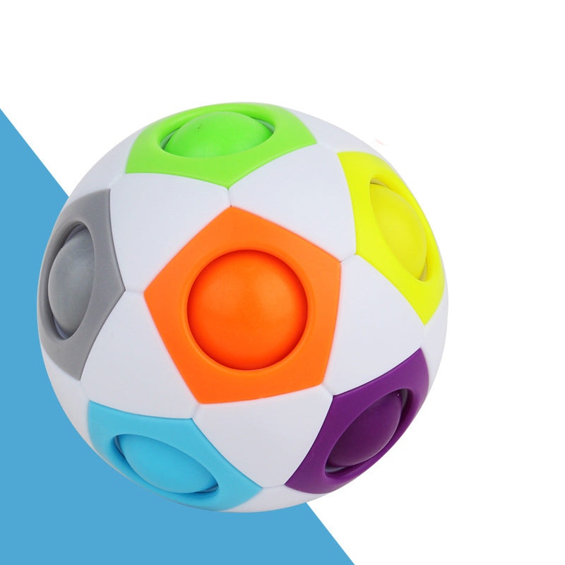 Yuxin Magic Rainbow Ball 12-Hole Stress Relief Toy