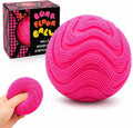 Fuzz Ball Squishy Stress Ball,Soft Fidget Squishy Fuzz Squeeze Ball for Adults,Anxiety Stress Relief Toys,Party Favors Gift for Adults (Pink Ball)