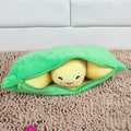 Coussin Peluche Cosse de Petits Pois