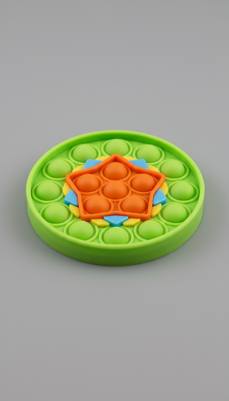 Pop-it Sensoriel Vert et Orange